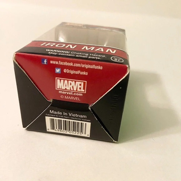 Pocket Pop Iron Man Keychain Mini Marvel Avengers Iron Man Bobble Head Funko - Picture 7 of 11